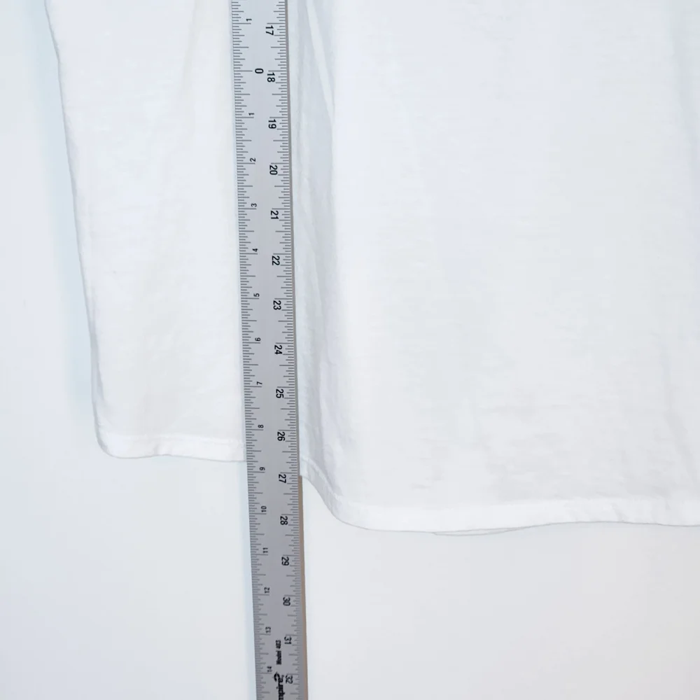 The North Face White Tee with Green Raglan Sleeves and Logo Size XL - Picture 5 of 7